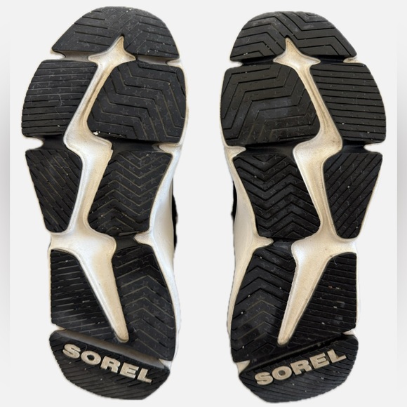 SOREL Kinetic Conquest Waterproof Black High Top Sneaker Boots - Winter Size 6 - Picture 6 of 10
